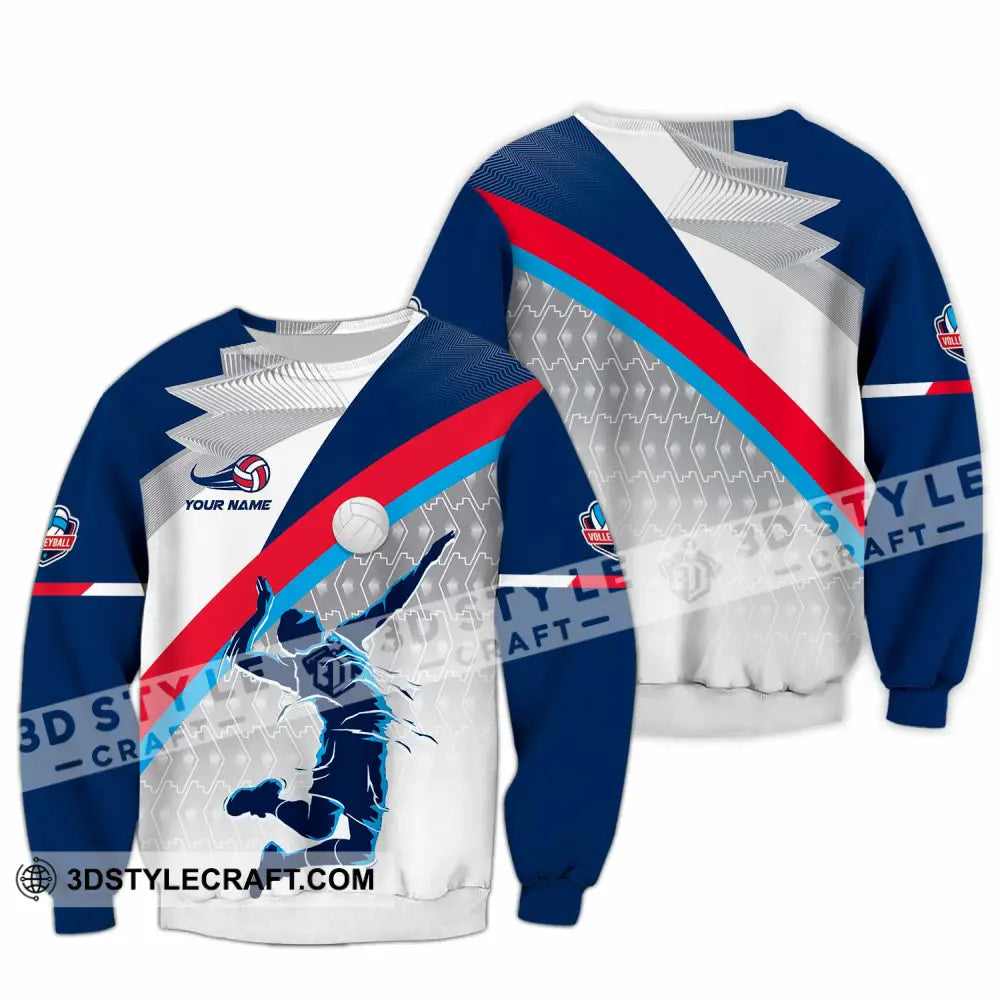 Unisex Shirt - Custom Text Shirt Volleyball Shirt Long Sleeve / S T-shirt