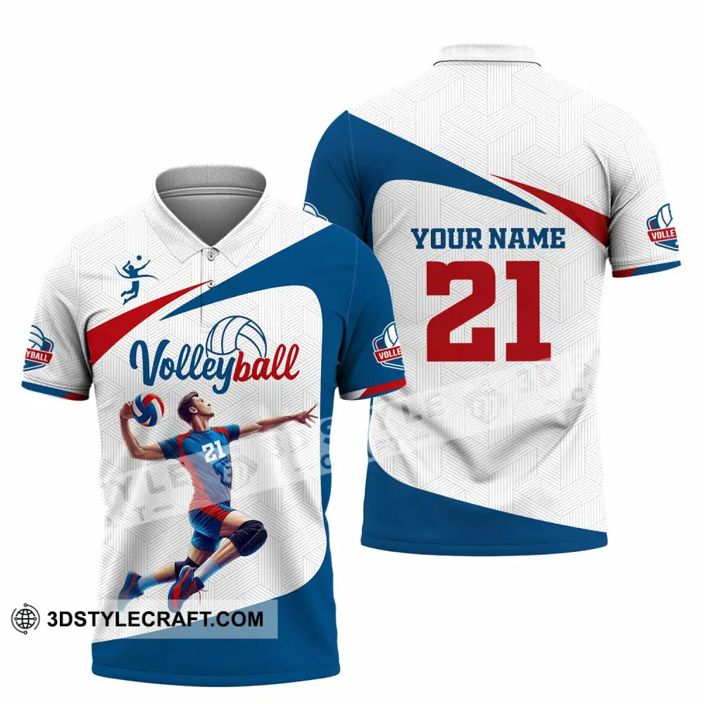 Unisex Shirt - Custom Text Shirt Volleyball Shirt Polo Shirt / S T-shirt
