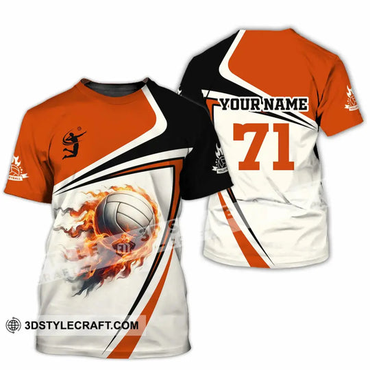 Unisex Shirt - Custom Text Shirt Volleyball style option 2