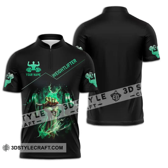 Unisex Shirt - Custom Text Shirt Weightlifter style option 2