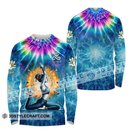 Unisex Shirt - Custom Text Yoga Shirt style option 4