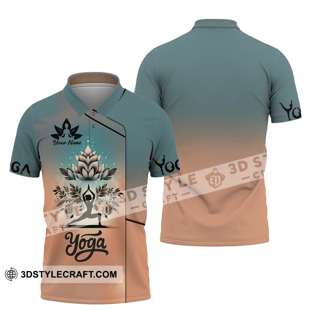 Unisex Shirt - Custom Text Yoga Polo / S T-Shirt