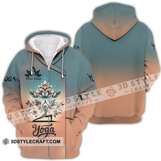 Unisex Shirt - Custom Text Shirt Yoga style option 4