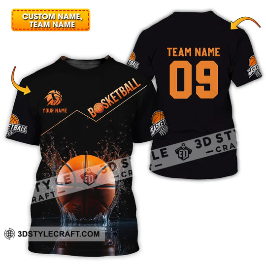 Unisex Shirt - Custom Texts Shirt Basketball style option 1