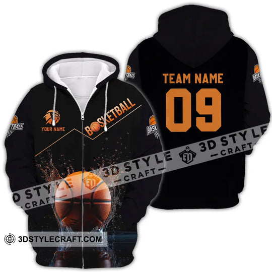 Unisex Shirt - Custom Texts Shirt Basketball style option 4