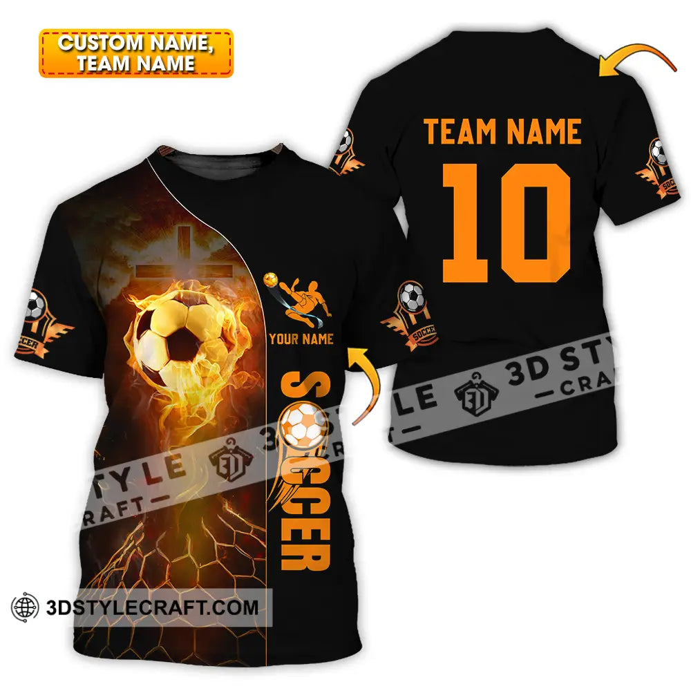 Unisex Shirt - Custom Texts Soccer T-Shirt