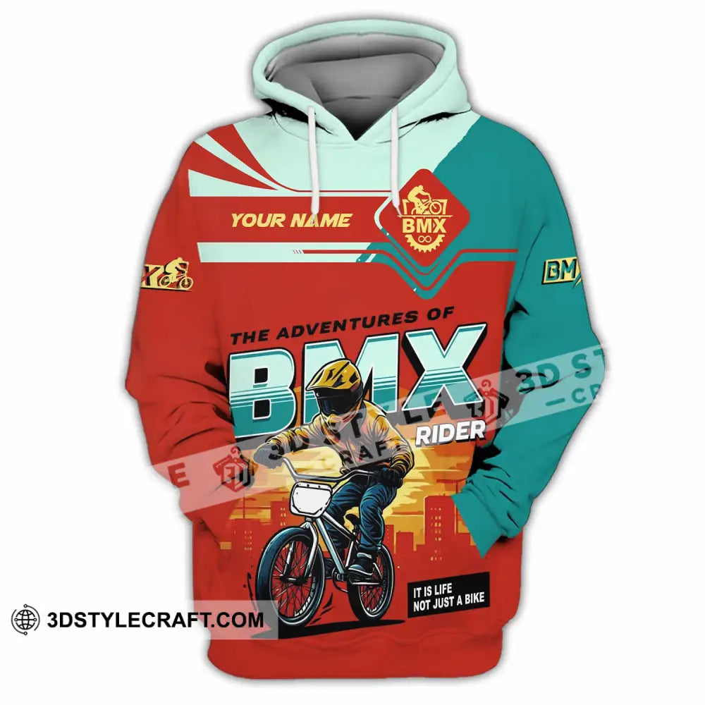 Unisex Shirt - Custom The Adventures Of BMX Rider Shirt Hoodie / S T-shirt