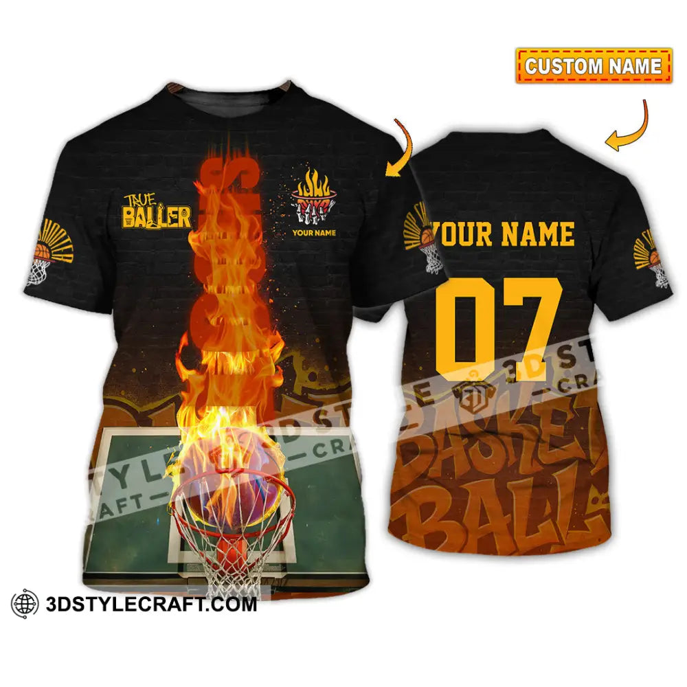 Unisex Shirt - Custom The Baller Basketball Shirt T-shirt