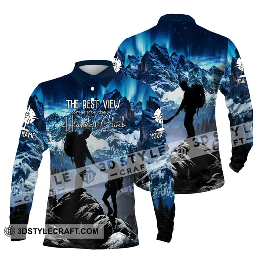 Unisex Shirt - Custom The Best View Comes After The Hardest Climb Sports Shirt style option 4