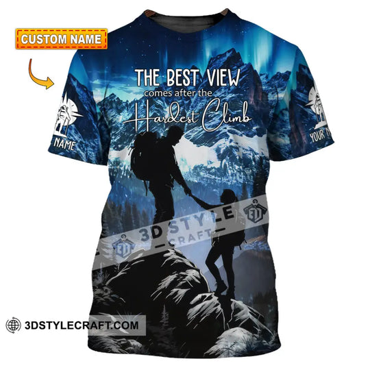 Unisex Shirt - Custom The Best View Comes After The Hardest Climb Sports Shirt style option 1