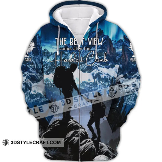 Unisex Shirt - Custom The Best View Comes After The Hardest Climb Sports Shirt style option 2