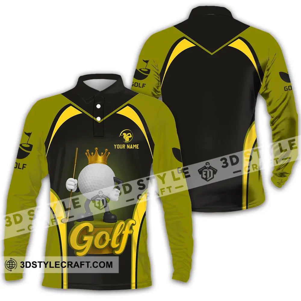 Unisex Shirt - Custom The Golf Shirt Long Sleeve Polo / S T-shirt