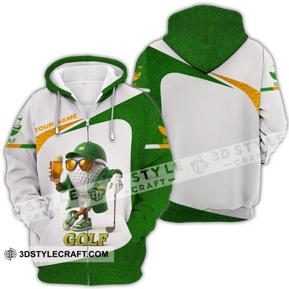 Unisex Shirt - Custom The Golf Shirt Zipper Hoodie / S T-shirt