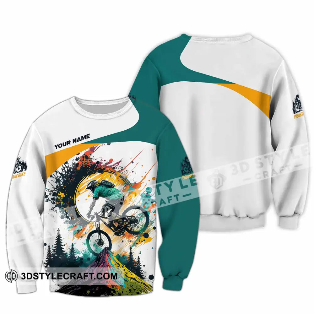 Unisex Shirt - Custom The Mountain Bike Shirt Long Sleeve / S T-shirt