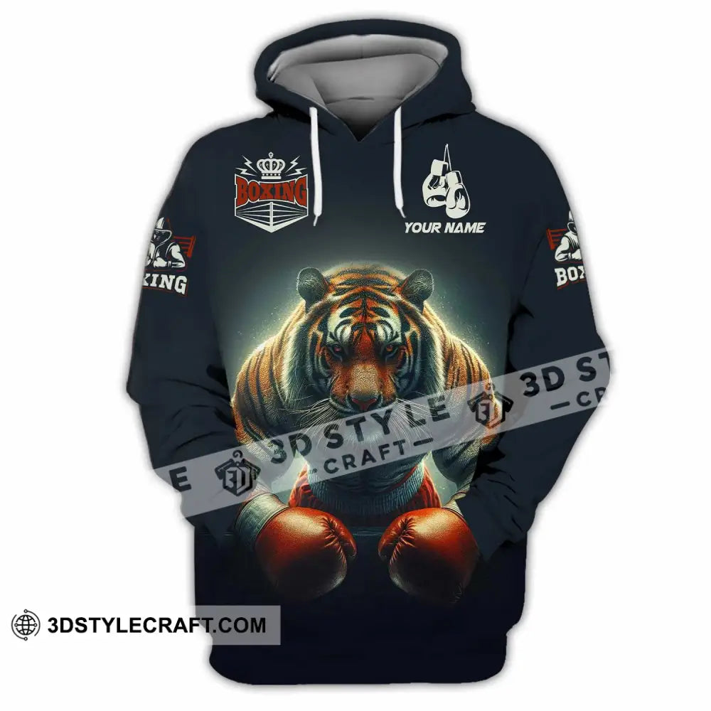 Unisex Shirt - Custom Tiger Boxing Lover Classic Shirt Hoodie / S T-shirt