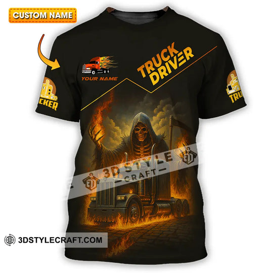 Unisex Shirt - Custom Truck Driver Shirt style option 1