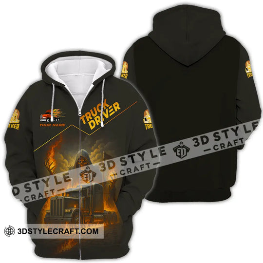 Unisex Shirt - Custom Truck Driver Shirt style option 4