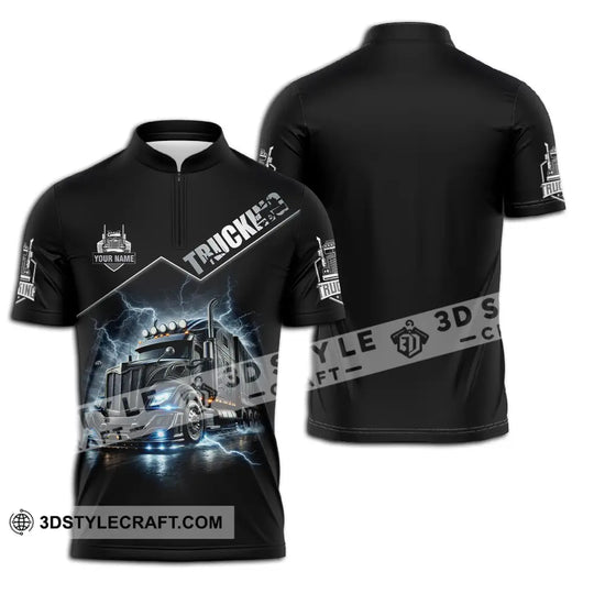 Unisex Shirt - Custom Trucker, Keep On Trucking 3D Shirt style option 2