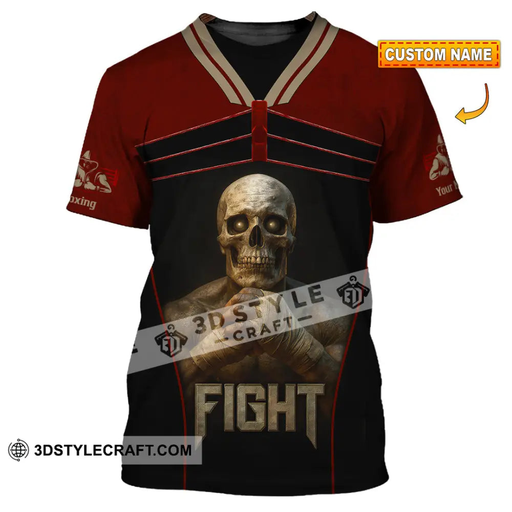 Unisex Shirt - Custom Try Your Hard Fight Man Sport Shirt T-shirt