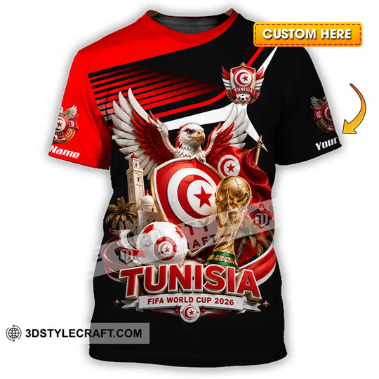 Unisex Shirt - Custom Tunisia World Cup 2026 Shirt style option 1
