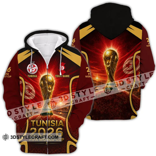 Unisex Shirt - Custom Tunisia World Cup 2026 Shirt style option 4