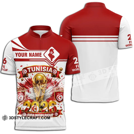Unisex Shirt - Custom Tunisia World Cup 2026 Shirt style option 2