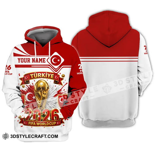 Unisex Shirt - Custom Turkey World Cup 2026 Shirt style option 3