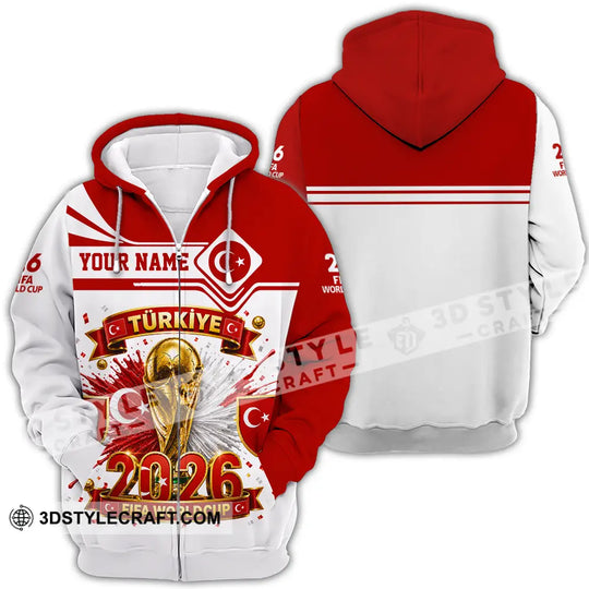 Unisex Shirt - Custom Turkey World Cup 2026 Shirt style option 4