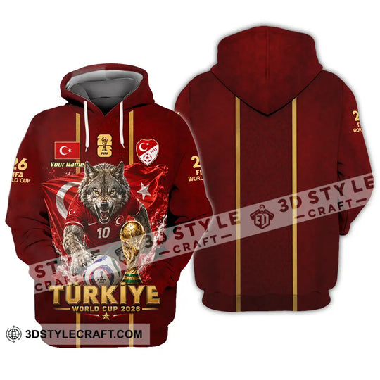 Unisex Shirt - Custom Turkiye World Cup 2026 Shirt style option 3