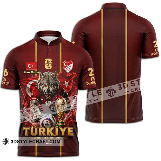Unisex Shirt - Custom Turkiye World Cup 2026 Shirt style option 2