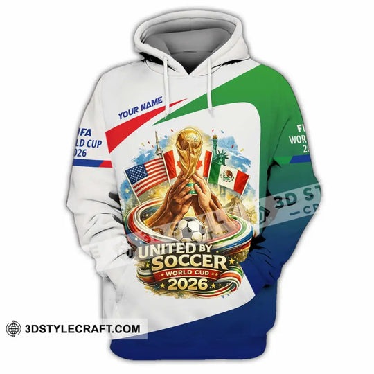 Unisex Shirt - Custom United By Soccer 3D Shirt style option 4