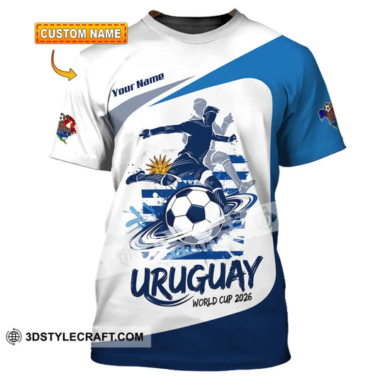 Unisex Shirt - Custom Uruguay Fifa World Cup 2026 3D Shirt style option 1