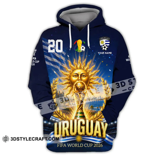Unisex Shirt - Custom Uruguay World Cup 2026 Shirt style option 2