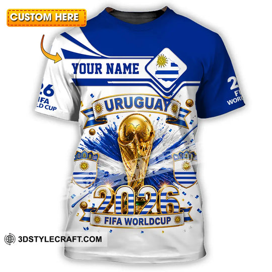 Unisex Shirt - Custom Uruguay World Cup 2026 Shirt style option 1