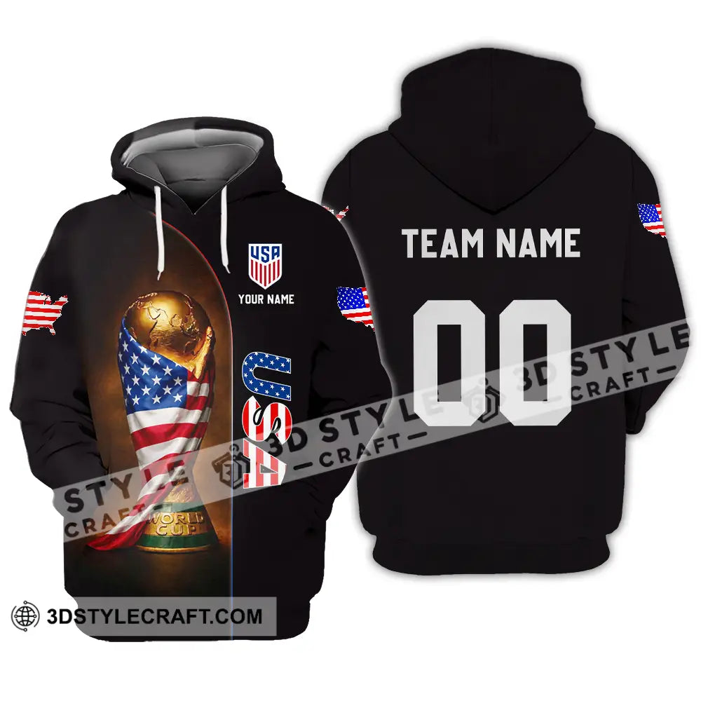 Unisex Shirt - Custom USA 3D Shirt Hoodie / S T-shirt
