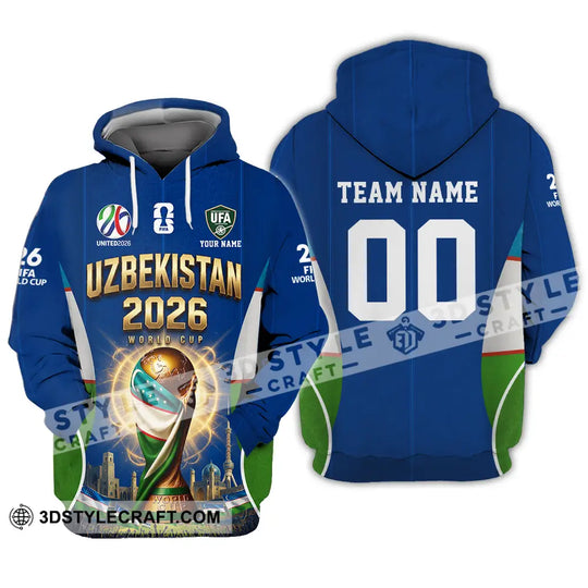 Unisex Shirt - Custom Uzbekistan World Cup 2026 Shirt style option 3