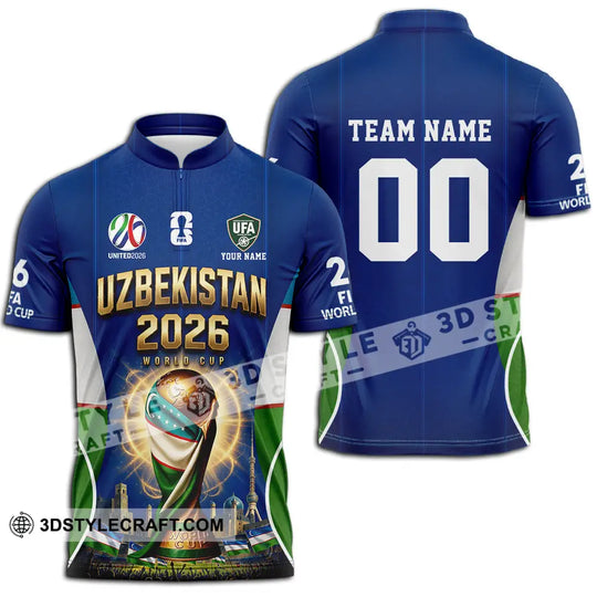 Unisex Shirt - Custom Uzbekistan World Cup 2026 Shirt style option 2