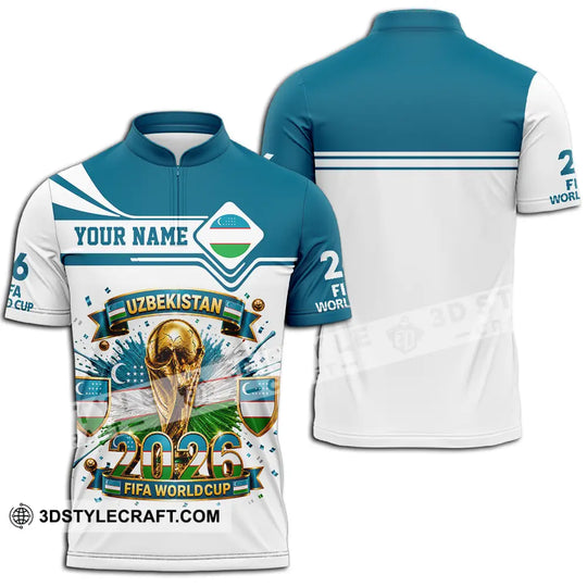 Unisex Shirt - Custom Uzbekistan World Cup 2026 Shirt style option 2