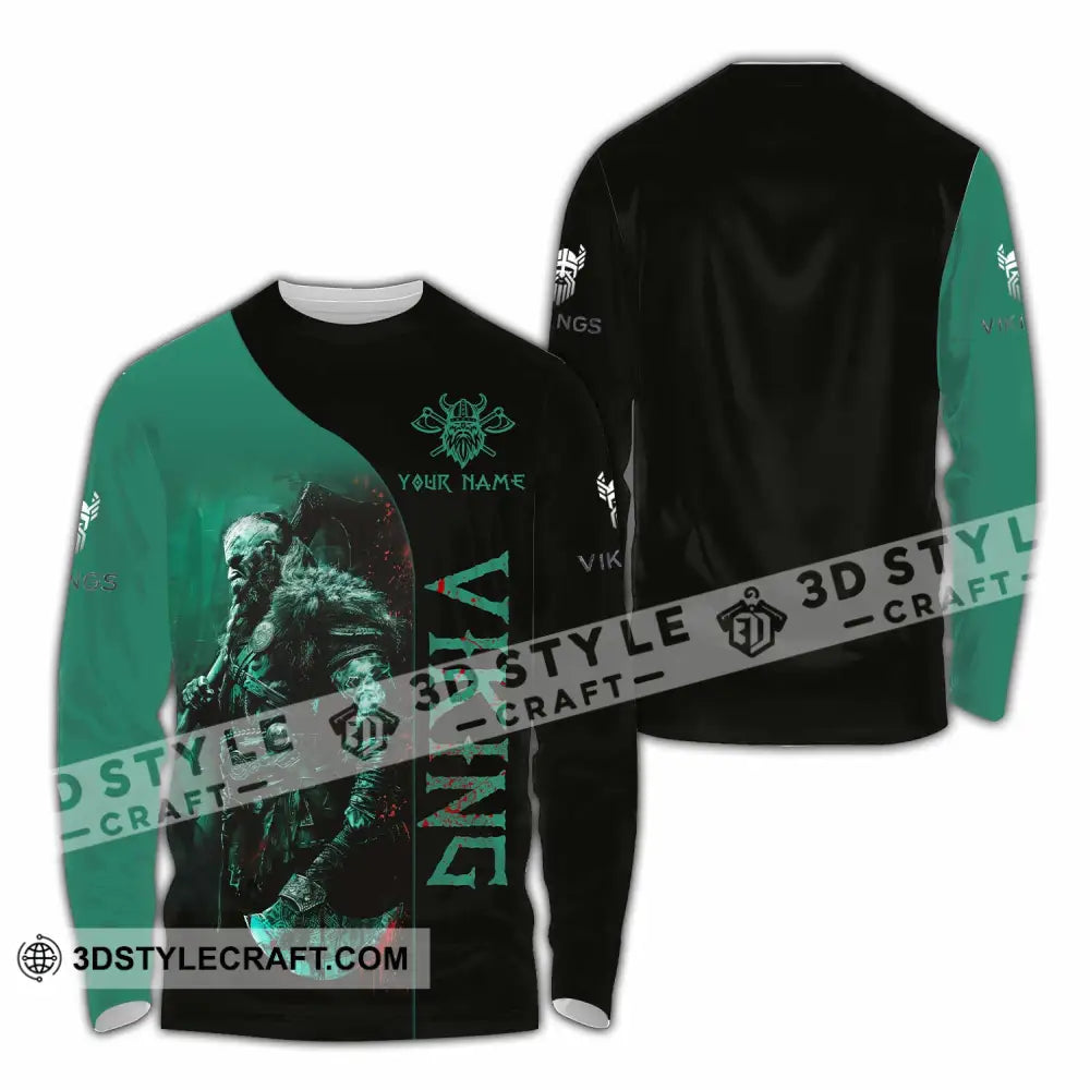 Unisex Shirt Custom Viking Shirt Long Sleeve Shirt / S T shirt