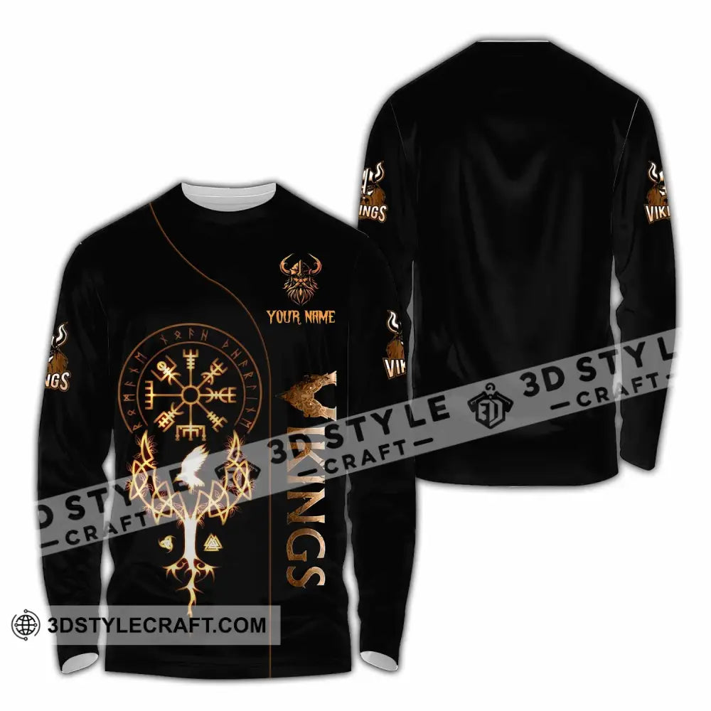 Unisex Shirt Custom Viking Shirt Long Sleeve Shirt / S T shirt