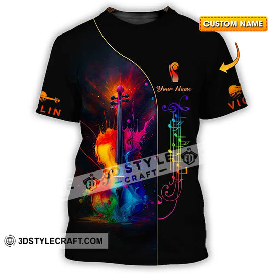 Unisex Shirt - Custom Violin Lover Shirt style option 1