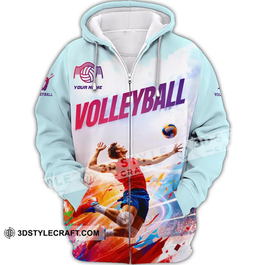 Unisex Shirt - Custom Volleyball 3D Shirt style option 3