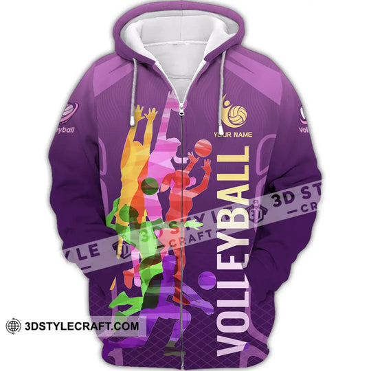 Unisex Shirt - Custom Volleyball 3D Shirt style option 3
