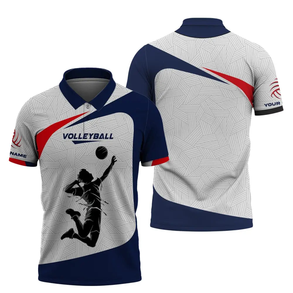 Unisex Shirt Custom Volleyball Hoodie Team T-Shirt Gift For Players Polo / S