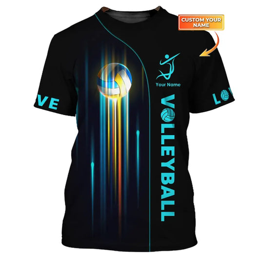 Unisex Shirt Custom Volleyball Hoodie Team T-Shirt Gift For Players / S