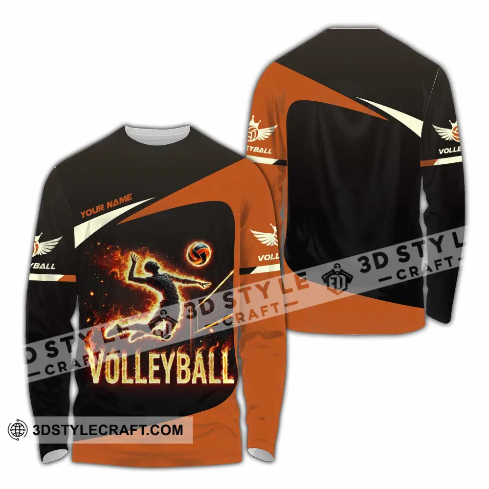 Unisex Shirt - Custom Volleyball Shirt Long Sleeve Shirt / S T-shirt