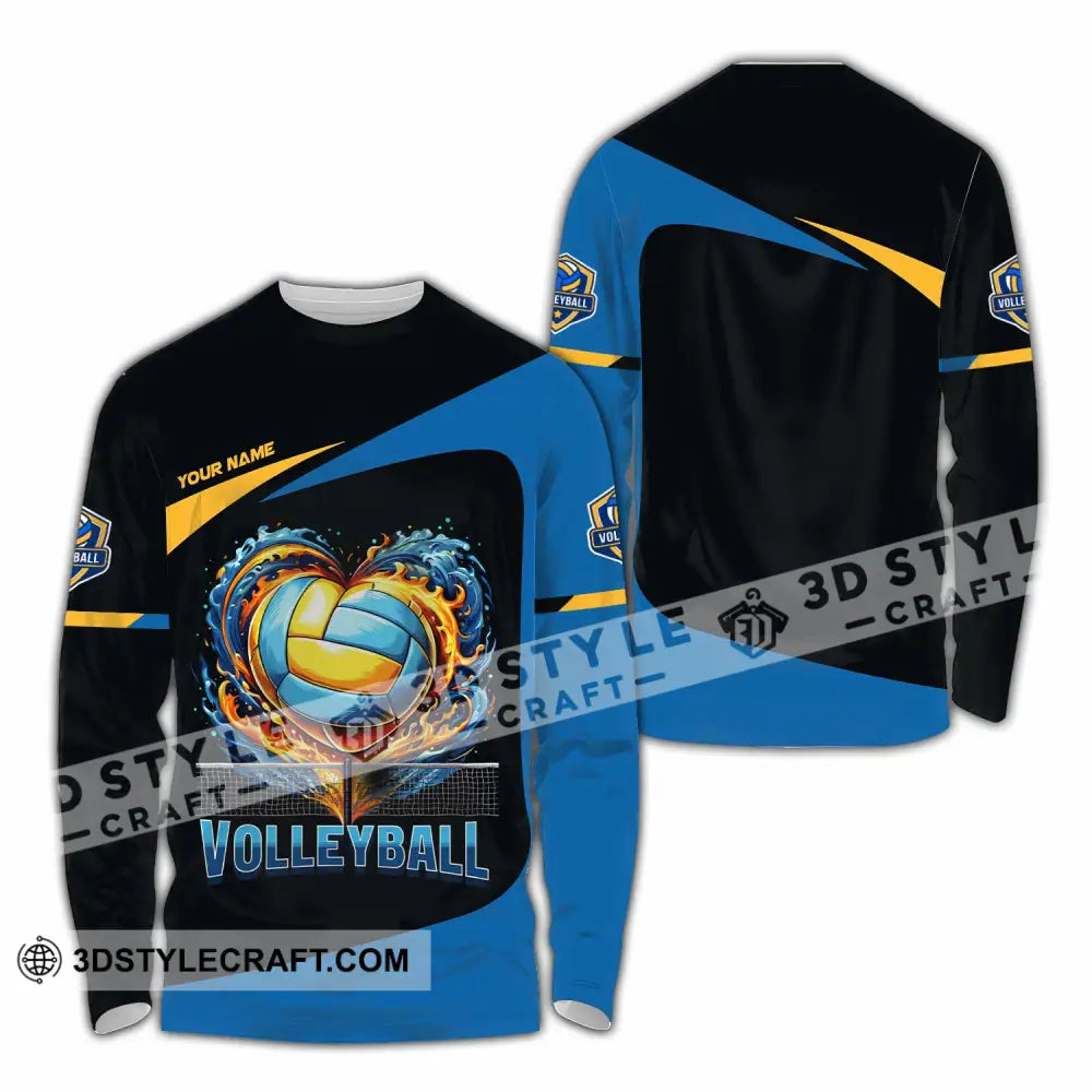 Unisex Shirt - Custom Volleyball Shirt Long Sleeve Shirt / S T-shirt