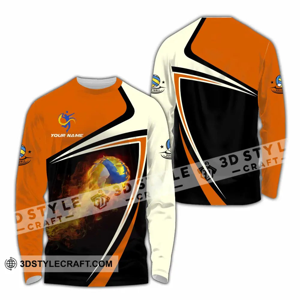 Unisex Shirt - Custom Volleyball Shirt Long Sleeve Shirt / S T-shirt