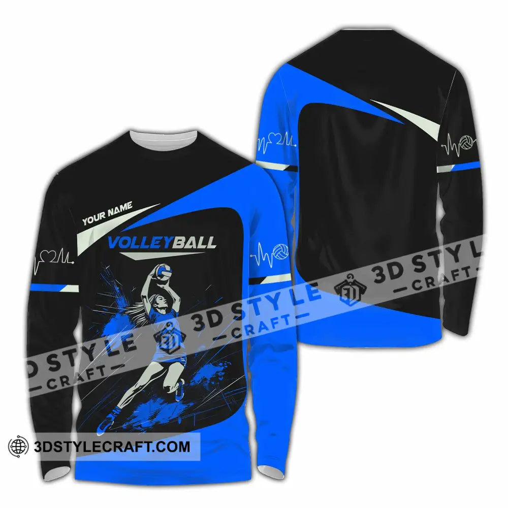 Unisex Shirt - Custom Volleyball Lover Sport Shirt Long Sleeve Shirt / S T-shirt