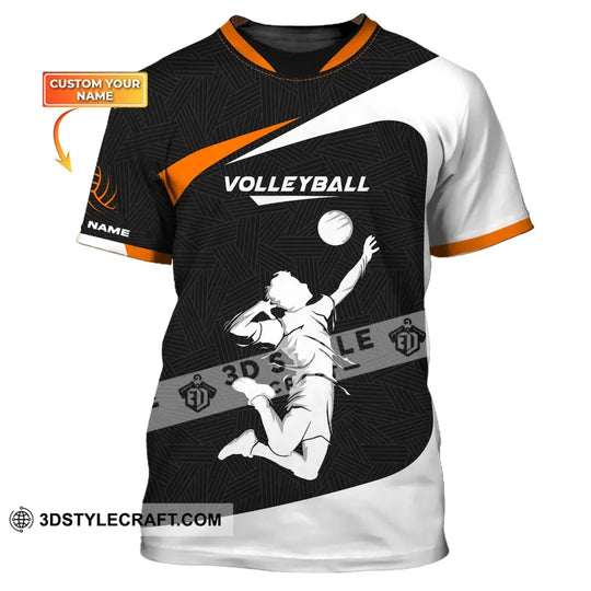 Unisex Shirt, Custom Volleyball Shirt, Volleyball Sweater, T-Shirt for Volleyball Team, Gift for Volleyball Players style option 1